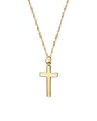 14k Yellow Gold Cross Necklace, 18 - 100% Exclusive