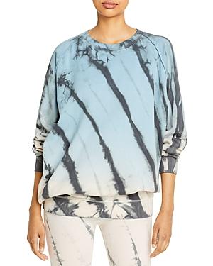 Vintage Havana Tie Dyed Burnout Crewneck Sweatshirt