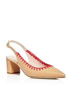 Kate Spade New York Madison Stitched Slingback Pointed Toe Pumps