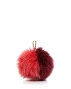 Furla Bubble Pom-pom Bicolor Fox Fur Bag Charm