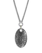 John Hardy 18k Yellow Gold & Sterling Silver Classic Chain Reticulated & Bead Accent Jawan Pendant Necklace, 30