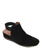 Gentle Souls By Kenneth Cole Women's Etsu Suede Slingback Demi Wedge Boots