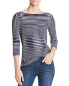Three Dots Hyannis Striped Top - 100% Exclusive
