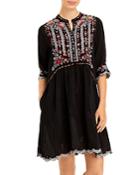 Johnny Was Diega Embroidered Tunic Dress