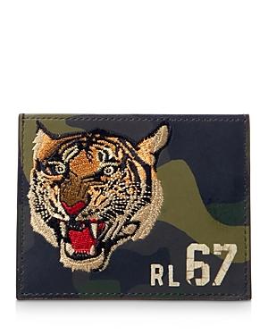 Polo Ralph Lauren Camouflage Tiger Leather Card Case