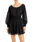 Alice And Olivia Kiara Smocked Dress