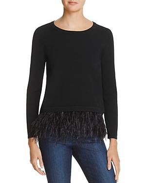 Milly Feather-hem Sweater
