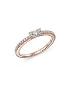 Bloomingdale's Diamond Pave Stacking Band In 14k Rose Gold, 0.25 Ct. T.w. - 100% Exclusive