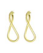 Bloomingdale's Oval Twisted Hoop Earrings In 14k Yellow Gold - 100% Exclusive