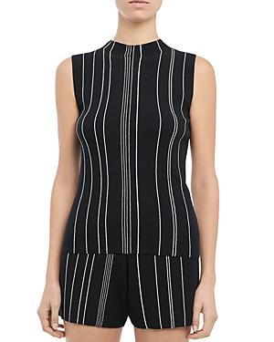 Theory Hankson Striped Shell Tank Top
