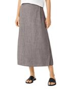 Eileen Fisher Organic Linen Wrap Skirt