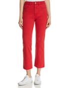 Dl1961 Jerry High Rise Vintage Straight Jeans In Outlaw Red
