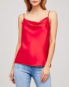 L'agence Kay Silk Cowl-neck Camisole