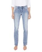 Nydj Marilyn Straight Jeans In Biscayne