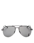Saint Laurent Classic 11 Aviator Sunglasses, 59mm