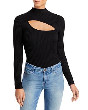 Aqua Mock Neck Keyhole Bodysuit - 100% Exclusive
