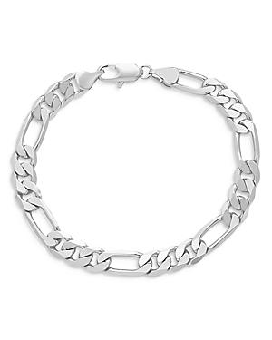 Sterling Forever Figaro Chain Bracelet