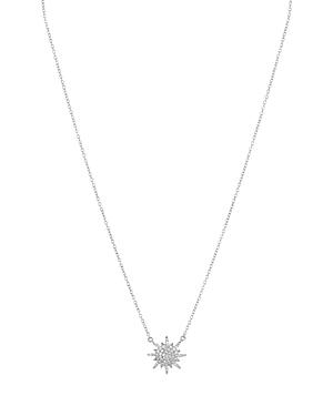 Aqua Sterling Star Pendant Necklace 16 - 100% Exclusive