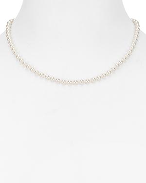 Nadri Simulated Pearl Collar Necklace, 16