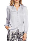 Vince Camuto Smocked Detail Button-down Top