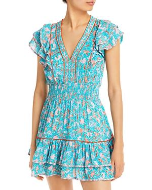 Poupette St. Barth Camila Ruffled Mini Dress