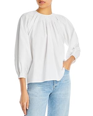 Vanessa Bruno Thanael Embroidered Cotton Blouse