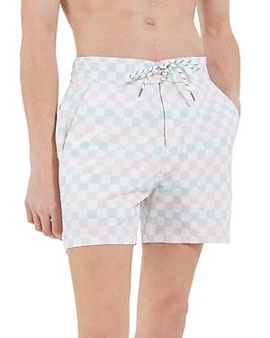 The Kooples Diamond Print Swim Trunks