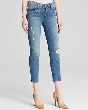 J Brand Jeans - Mid Rise Cropped Skinny In Pulse