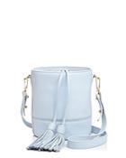 Milly Astor Drawstring Leather Bucket Bag