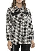 Gracia Mixed Media Shirt Jacket (47% Off) - Comparable Value $114