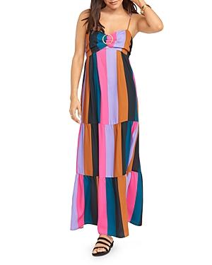 Show Me Your Mumu Juniper Color-blocked Maxi Dress