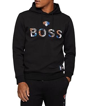 Boss X Nba New York Knicks Bounce Graphic Hoodie