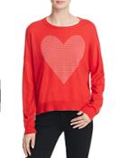 Sundry Heart Studs Crewneck Sweater