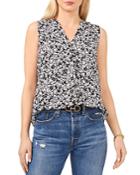 Vince Camuto Field Floral Top