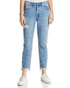Pistola Nico Faux Pearl Embellished Jeans In La Lux- 100% Exclusive