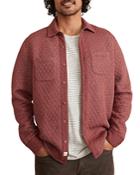 Marine Layer Quilted Regular Fit Button Down Shirt Jacket