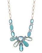 Carolee Ombre Stone Necklace, 18