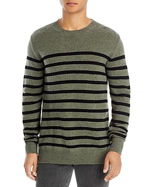 A.p.c. Travis Wool & Cotton Stripe Regular Fit Crewneck Sweater