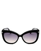 Tom Ford Allistair Cat Eye Sunglasses, 56mm