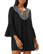 Tommy Bahama Embroidered Crinkle Tunic - 100% Exclusive