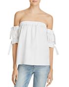 Milly Off-the-shoulder Bow Top