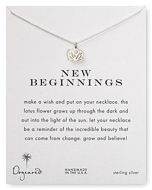 Dogeared New Beginnings Pendant Necklace, 18