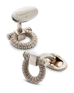 Salvatore Ferragamo Single Gancini Cufflinks