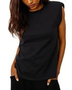 Velvet By Graham & Spencer Leo Shoulder Pad Top