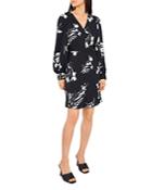 Vince Camuto Floral Long Sleeve Dress