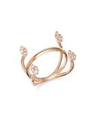 Bloomingdale's Diamond Crossover Ring In 14k Rose Gold, 0.30 Ct. T.w. - 100% Exclusive