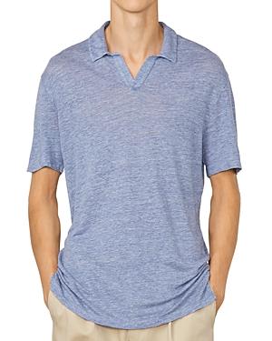 Officine Generale Simon Linen Johnny Collar Polo