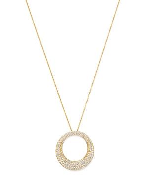 Roberto Coin 18k Rose Gold Scalare Diamond Open Pendant Necklace, 16