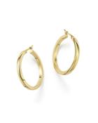 14k Yellow Gold Square Hoop Earrings - 100% Exclusive