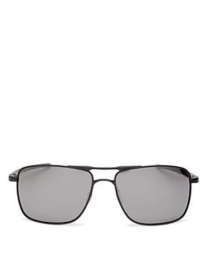 Oakley Men's Polarized Brow Bar Square Sunglasses, 57mm